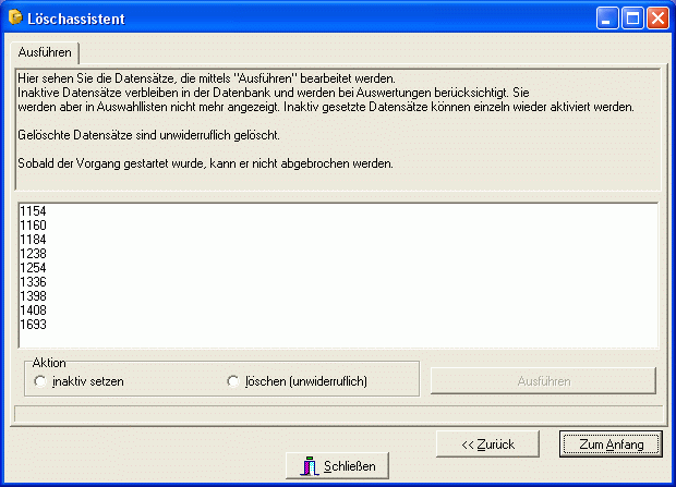 Schritt Ausf�hren
